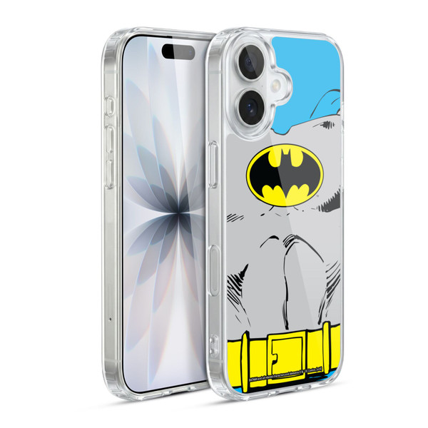 Batman DC Comics Logos Classic Costume Soft Gel Case for Apple iPhone 17