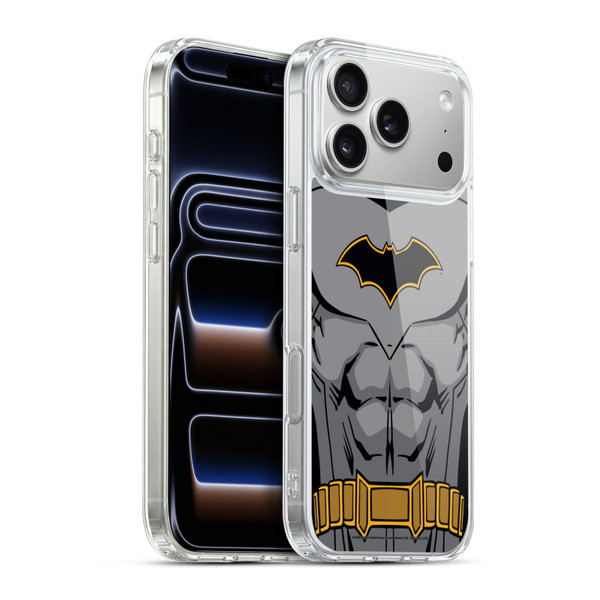 Batman DC Comics Logos Rebirth Costume Soft Gel Case for Apple iPhone 17 Pro Max