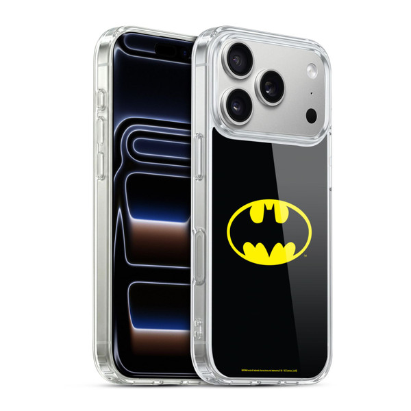 Batman DC Comics Logos Classic Soft Gel Case for Apple iPhone 17 Pro