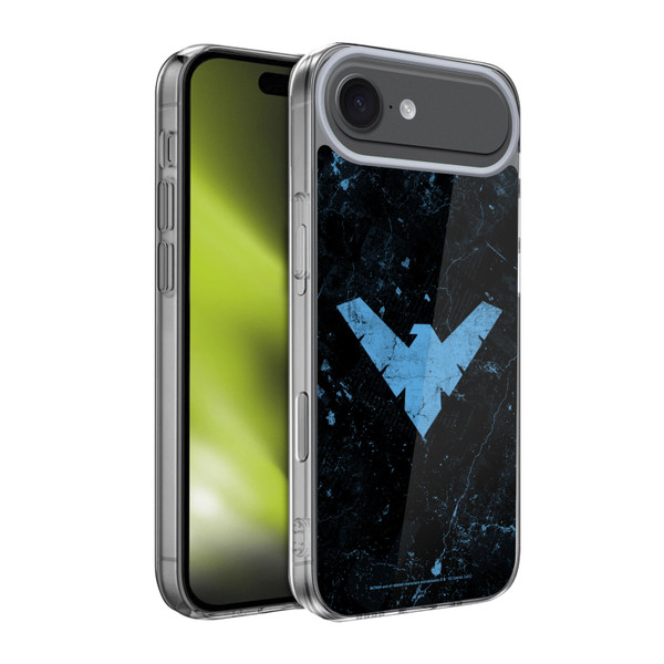 Batman DC Comics Nightwing Logo Grunge Soft Gel Case for Apple iPhone 17 Air