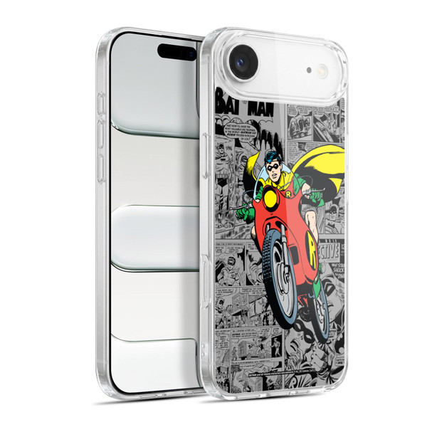 Batman DC Comics Robin Comic Book Collage Soft Gel Case for Apple iPhone 17 Air