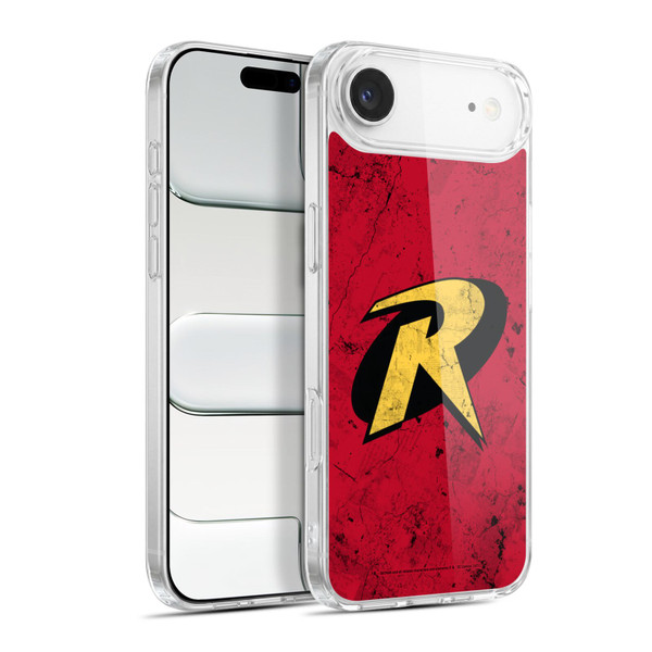 Batman DC Comics Robin Logo Grunge Soft Gel Case for Apple iPhone 17 Air