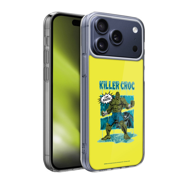 Batman DC Comics Villains Breakout Killer Croc Soft Gel Case for Apple iPhone 17 Pro Max