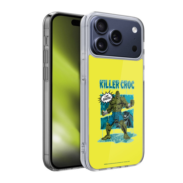 Batman DC Comics Villains Breakout Killer Croc Soft Gel Case for Apple iPhone 17 Pro