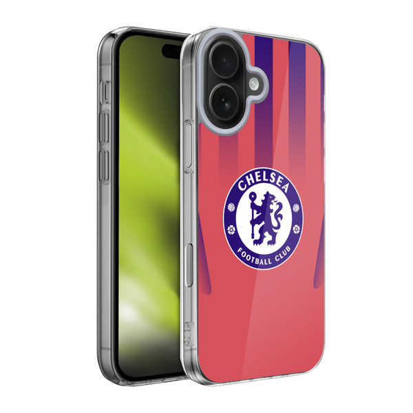 Chelsea Football Club 2020/21 Kit Third Soft Gel Case for Apple iPhone 17