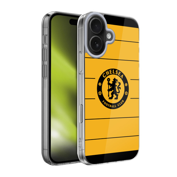 Chelsea Football Club 2021/22 Kit Away Soft Gel Case for Apple iPhone 17
