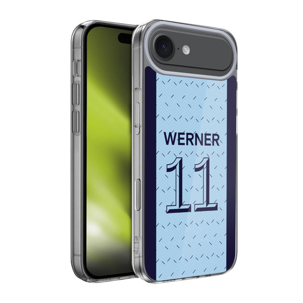 Chelsea Football Club 2020/21 Players Away Kit Group 1 Timo Werner Soft Gel Case for Apple iPhone 17 Air