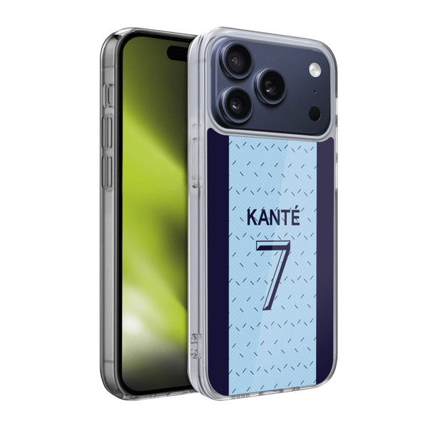 Chelsea Football Club 2020/21 Players Away Kit Group 1 N'Golo Kanté Soft Gel Case for Apple iPhone 17 Pro
