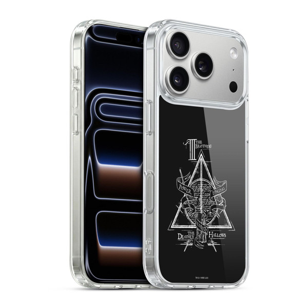 Harry Potter Deathly Hallows XIV Triangle Symbol Soft Gel Case for Apple iPhone 17 Pro