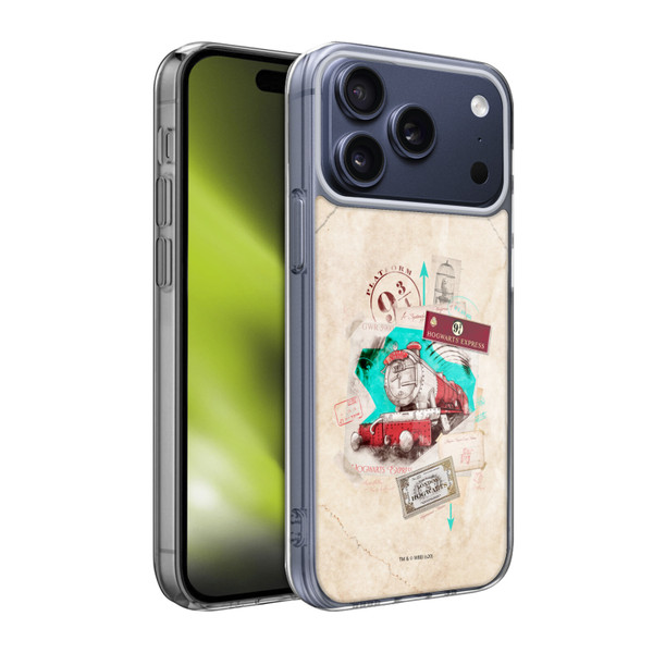 Harry Potter Deathly Hallows XXI Hogwarts Express Soft Gel Case for Apple iPhone 17 Pro Max