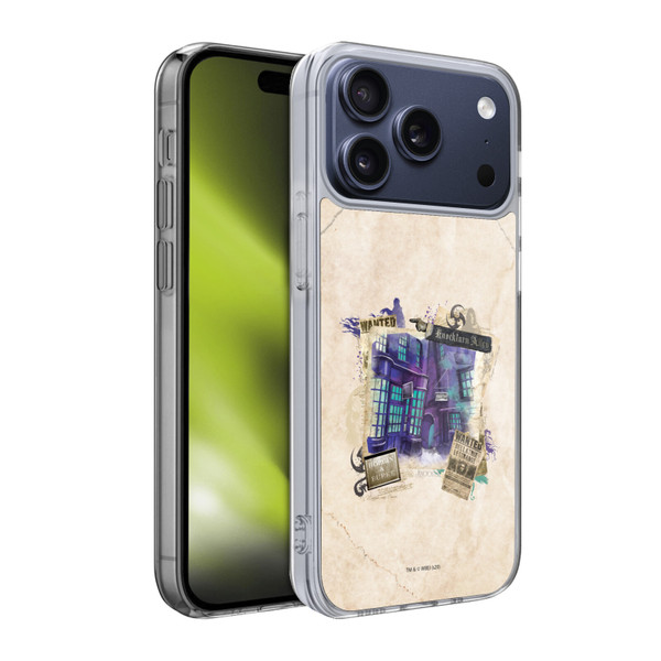 Harry Potter Deathly Hallows XXI Knockturn Alley Soft Gel Case for Apple iPhone 17 Pro