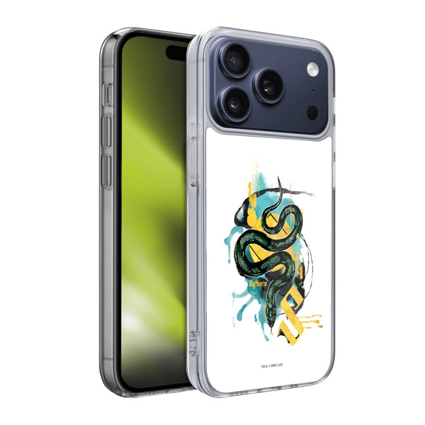 Harry Potter Deathly Hallows XXIV Slytherin Soft Gel Case for Apple iPhone 17 Pro