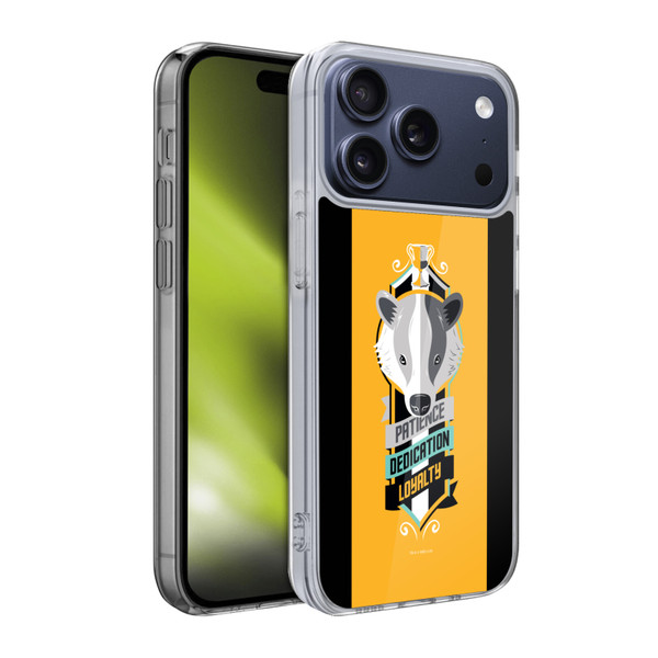 Harry Potter Deathly Hallows VI Hufflepuff Soft Gel Case for Apple iPhone 17 Pro