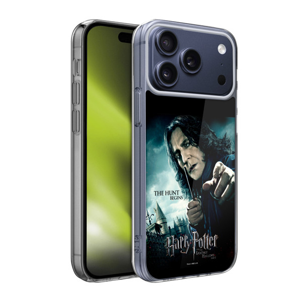 Harry Potter Deathly Hallows VII Severus Snape Soft Gel Case for Apple iPhone 17 Pro Max