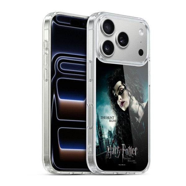 Harry Potter Deathly Hallows VII Bellatrix Lestrange Soft Gel Case for Apple iPhone 17 Pro