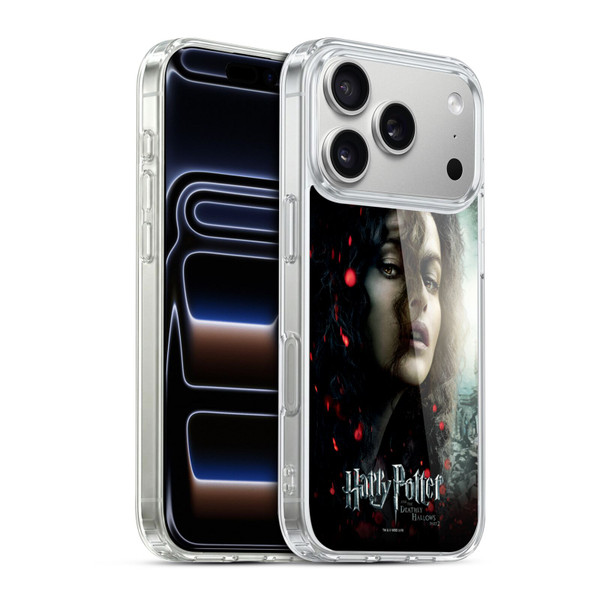 Harry Potter Deathly Hallows VIII Bellatrix Lestrange Soft Gel Case for Apple iPhone 17 Pro