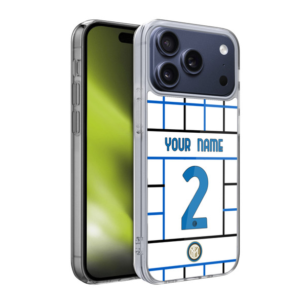 Custom Customised Personalised Inter Milan 2020/21 Crest Kit Away Soft Gel Case for Apple iPhone 17 Pro Custom Customised Personalised Inter Milan 2020/21 Crest Kit Away Soft Gel Case for Apple iPhone 17 Pro