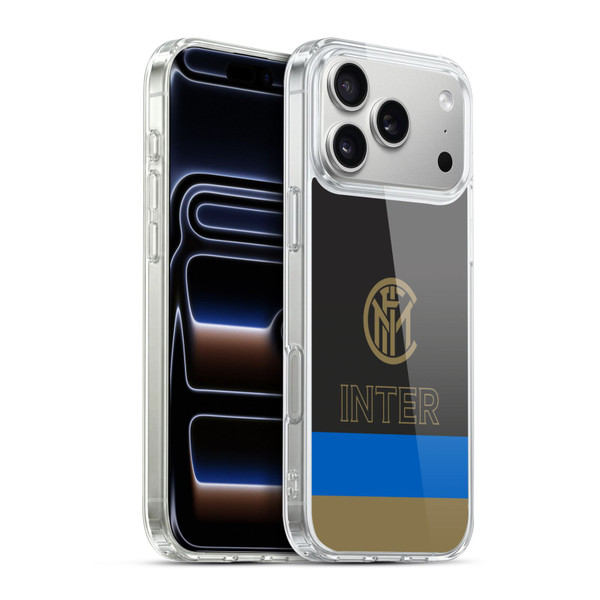 Fc Internazionale Milano Graphics Stripes Soft Gel Case for Apple iPhone 17 Pro Max