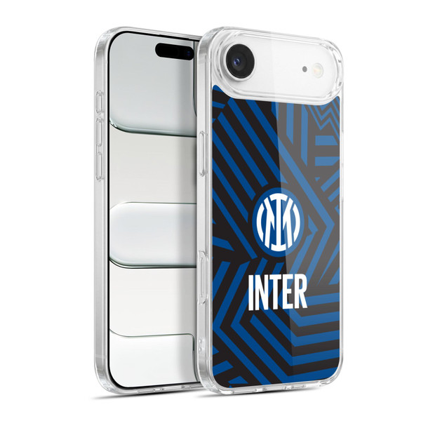 Fc Internazionale Milano Patterns Abstract 1 Soft Gel Case for Apple iPhone 17 Air