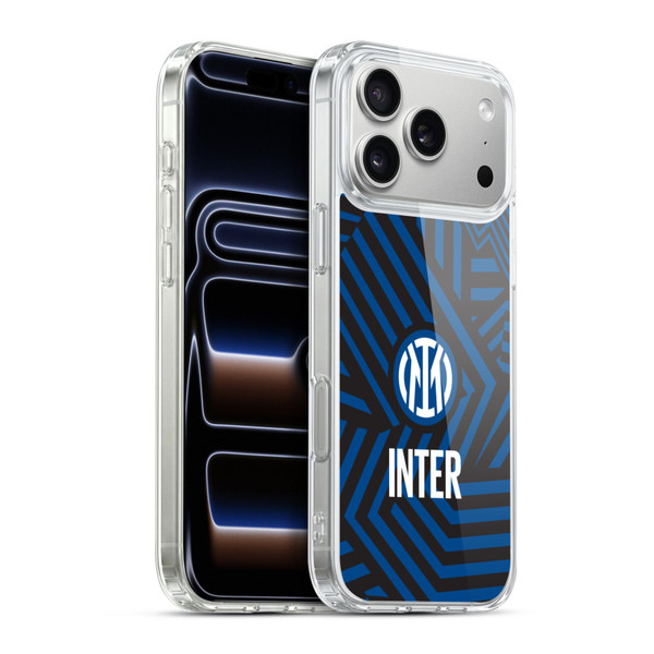 Fc Internazionale Milano Patterns Abstract 1 Soft Gel Case for Apple iPhone 17 Pro Max