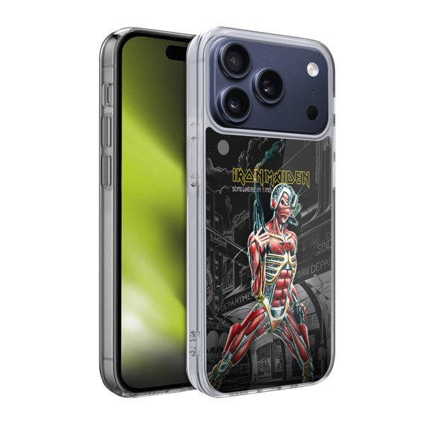 Iron Maiden Album Covers Somewhere Soft Gel Case for Apple iPhone 17 Pro
