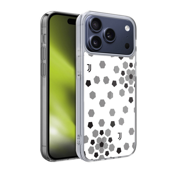 Juventus Football Club Patterns Soccer Ball Soft Gel Case for Apple iPhone 17 Pro