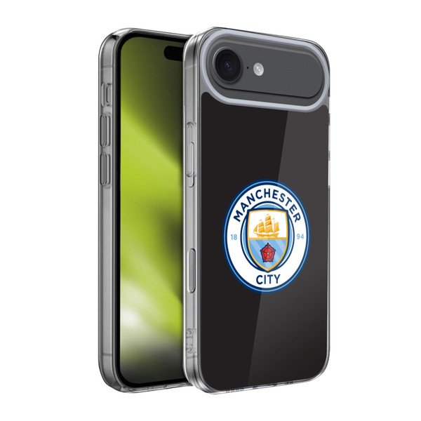 Manchester City Man City FC Badge Black Full Colour Soft Gel Case for Apple iPhone 17 Air Manchester City Man City FC Badge Black Full Colour Soft Gel Case for Apple iPhone 17 Air