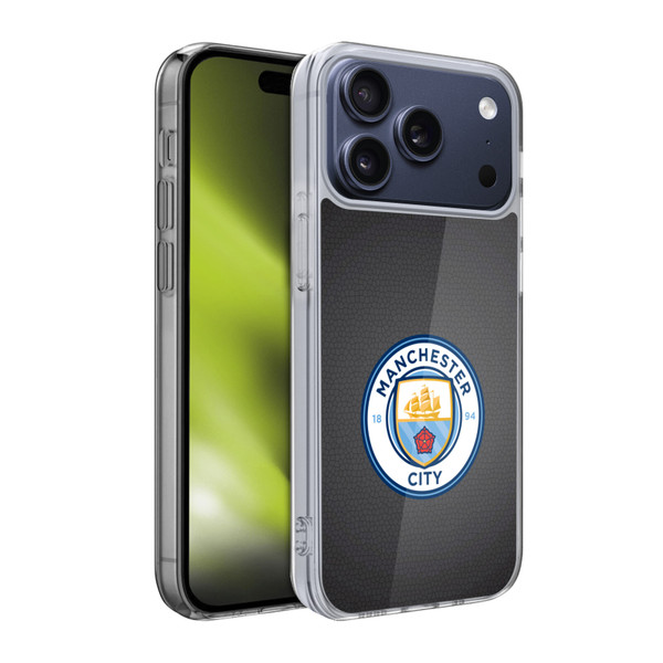 Manchester City Man City FC Badge Pixels Black Mosaic Full Colour Soft Gel Case for Apple iPhone 17 Pro Manchester City Man City FC Badge Pixels Black Mosaic Full Colour Soft Gel Case for Apple iPhone 17 Pro