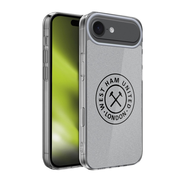 West Ham United FC Crest Graphics London Soft Gel Case for Apple iPhone 17 Air