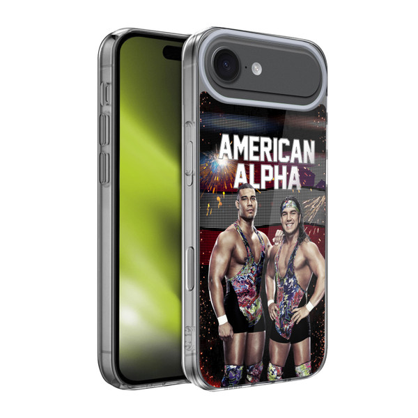 WWE American Alpha LED Image Soft Gel Case for Apple iPhone 17 Air