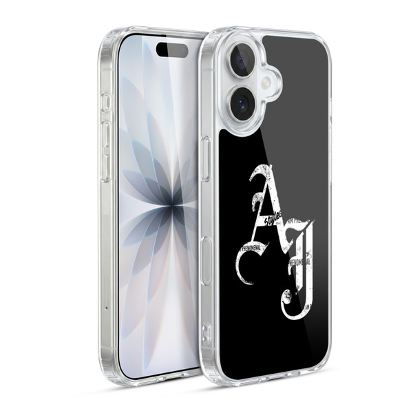 WWE Aj Styles Grunge Initials Soft Gel Case for Apple iPhone 17