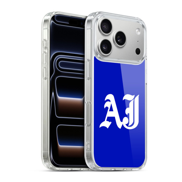 WWE Aj Styles Initials Soft Gel Case for Apple iPhone 17 Pro