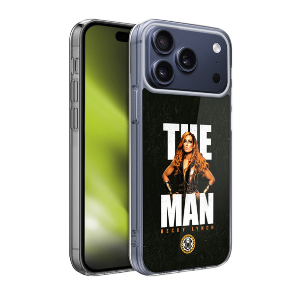 WWE Becky Lynch The Man Image Soft Gel Case for Apple iPhone 17 Pro Max