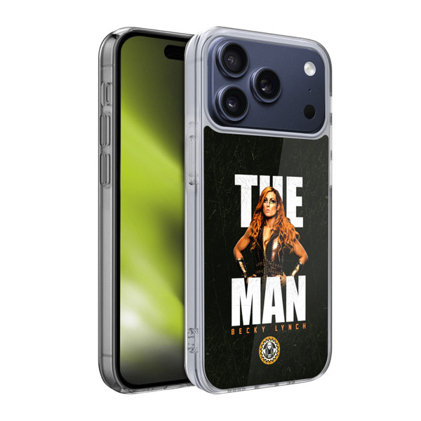 WWE Becky Lynch The Man Image Soft Gel Case for Apple iPhone 17 Pro