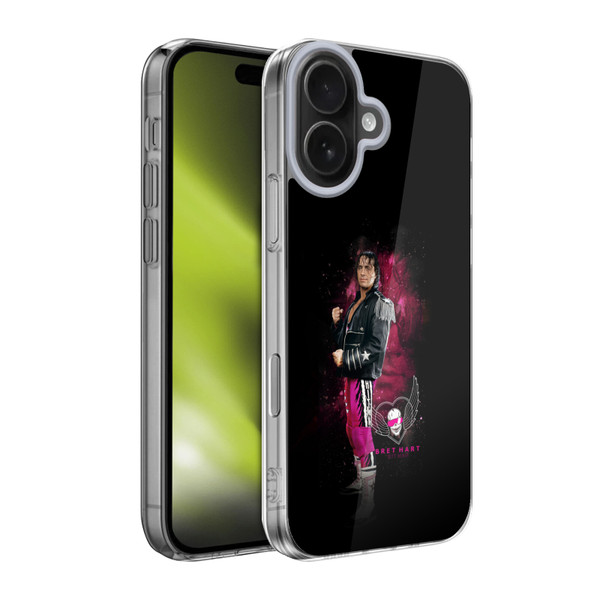 WWE Bret Hart Profile Soft Gel Case for Apple iPhone 17