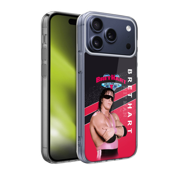 WWE Bret Hart Retro Soft Gel Case for Apple iPhone 17 Pro Max