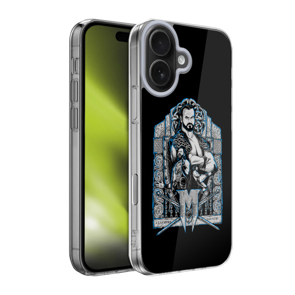 WWE D. McIntyre Graphics Drew McIntyre Poster Art Soft Gel Case for Apple iPhone 17