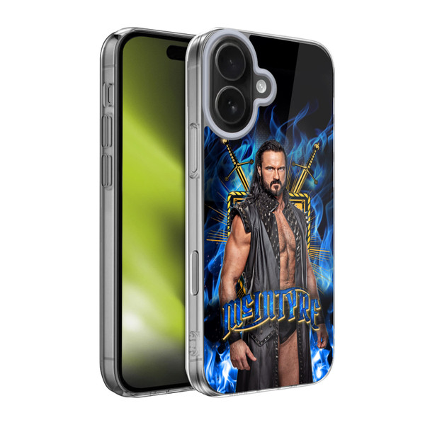 WWE D. McIntyre Graphics Drew McIntyre Soft Gel Case for Apple iPhone 17