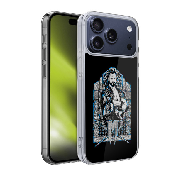 WWE D. McIntyre Graphics Drew McIntyre Poster Art Soft Gel Case for Apple iPhone 17 Pro