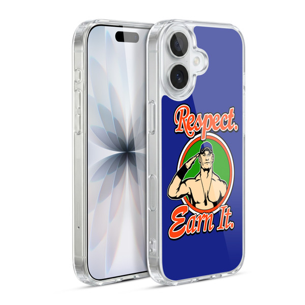 WWE 2017/18 Superstars John Cena Respect Earn It Soft Gel Case for Apple iPhone 17