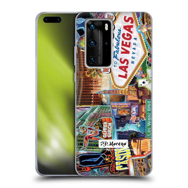 P.D. Moreno Cities Las Vegas 1 Soft Gel Case for Huawei P40 Pro / P40 Pro Plus 5G