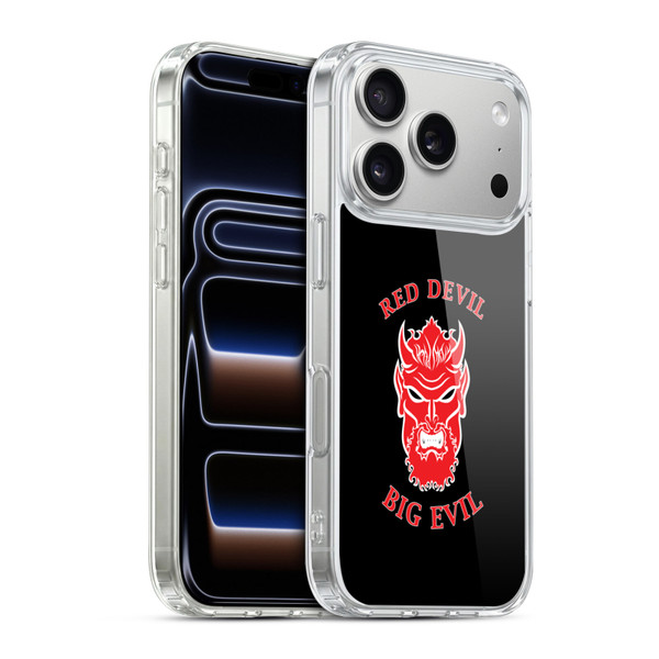 WWE Superstars 8 Undertaker Red Devil Big Evil Soft Gel Case for Apple iPhone 17 Pro