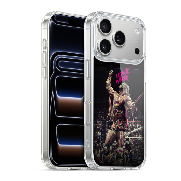WWE Ultimate Warrior Rope Pose Soft Gel Case for Apple iPhone 17 Pro