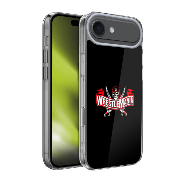 WWE Wrestlemania 37 Logos Icon Soft Gel Case for Apple iPhone 17 Air