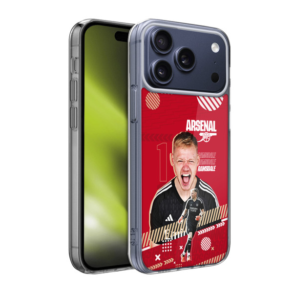 Arsenal FC 2023/24 First Team Aaron Ramsdale Soft Gel Case for Apple iPhone 17 Pro Max