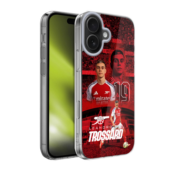 Arsenal FC 2024/25 First Team Leandro Trossard Soft Gel Case for Apple iPhone 17 Arsenal FC 2024/25 First Team Leandro Trossard Soft Gel Case for Apple iPhone 17