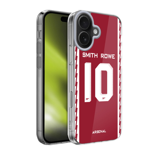 Arsenal FC 2022/23 Players Home Kit Smith Rowe Soft Gel Case for Apple iPhone 17 Arsenal FC 2022/23 Players Home Kit Smith Rowe Soft Gel Case for Apple iPhone 17