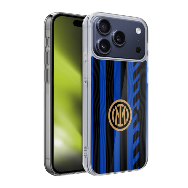 Fc Internazionale Milano 2024/25 Crest Kit Home Soft Gel Case for Apple iPhone 17 Pro