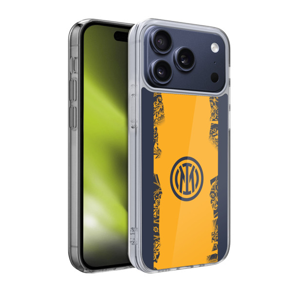 Fc Internazionale Milano 2024/25 Crest Kit Third Soft Gel Case for Apple iPhone 17 Pro