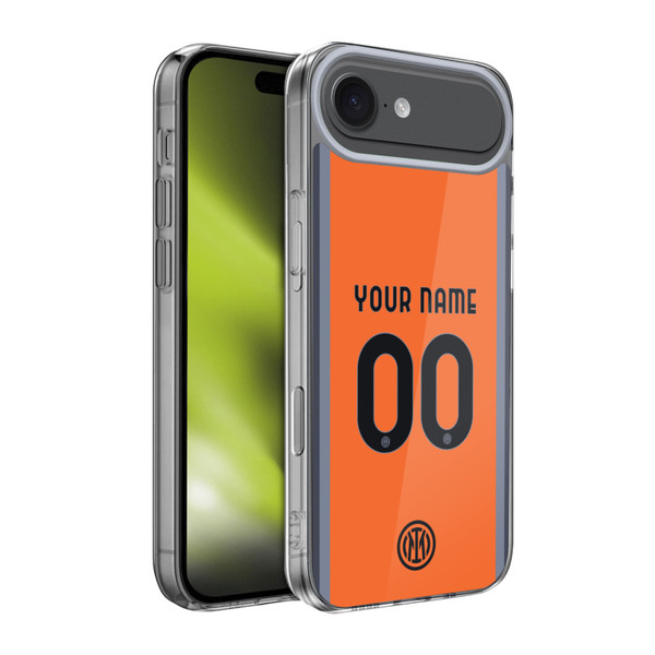 Custom Customised Personalised Inter Milan 2023/24 Kit Third Soft Gel Case for Apple iPhone 17 Air